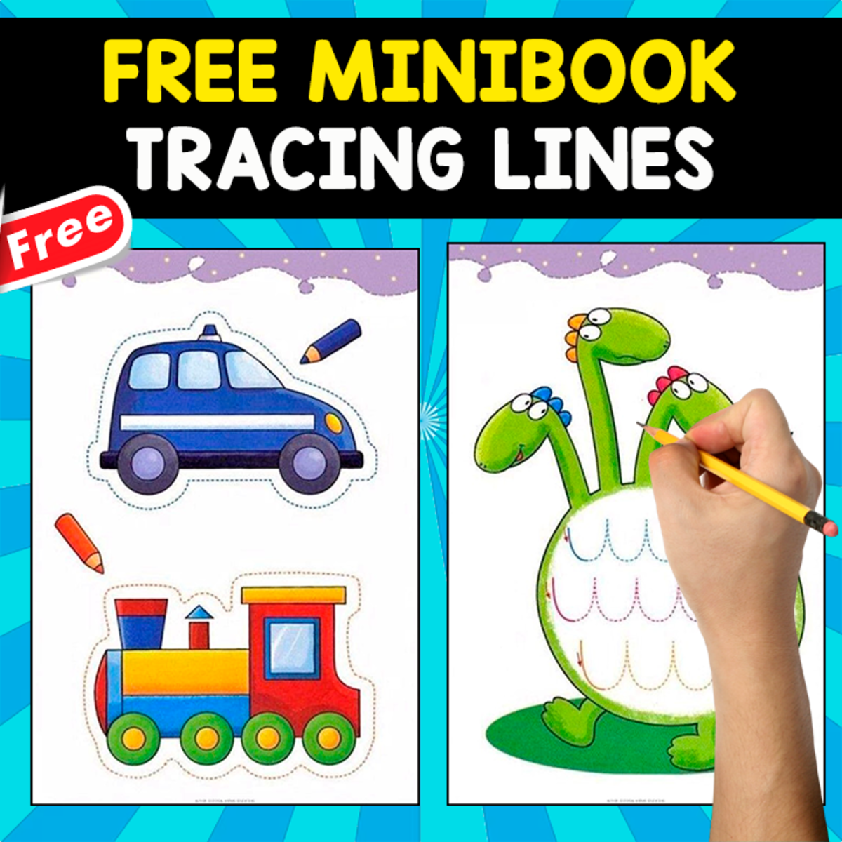 An educational teaching resource from EDITORIAL LAURA EDUCA entitled FREE MINIBOOK TRACING LINES | 10 PAGES downloadable at Teach Simple.