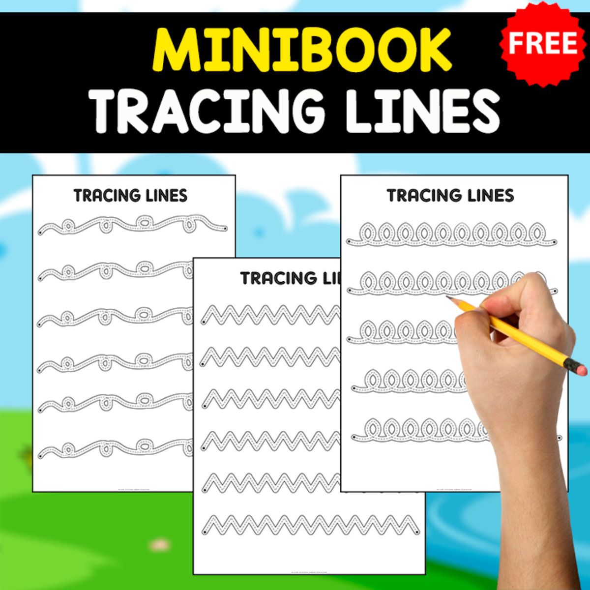 An educational teaching resource from EDITORIAL LAURA EDUCA entitled FREE MINIBOOK | TRACING LINES downloadable at Teach Simple.
