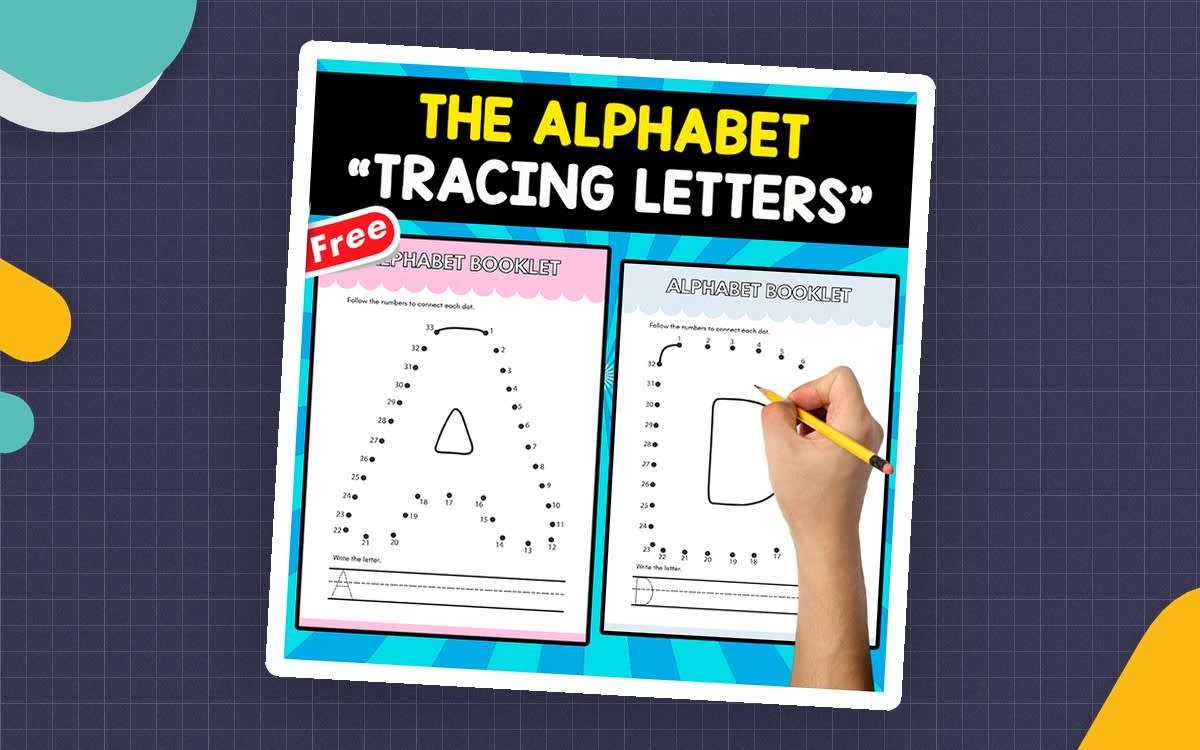 An educational teaching resource from EDITORIAL LAURA EDUCA entitled FREE TRACING BOOK | DOT-DOT LETTERS downloadable at Teach Simple.