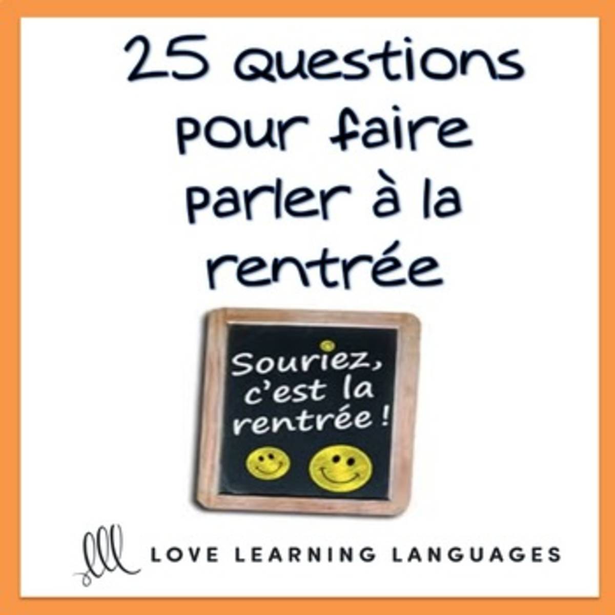 An educational teaching resource from Love Learning Languages entitled French: Back to School Task Cards downloadable at Teach Simple.
