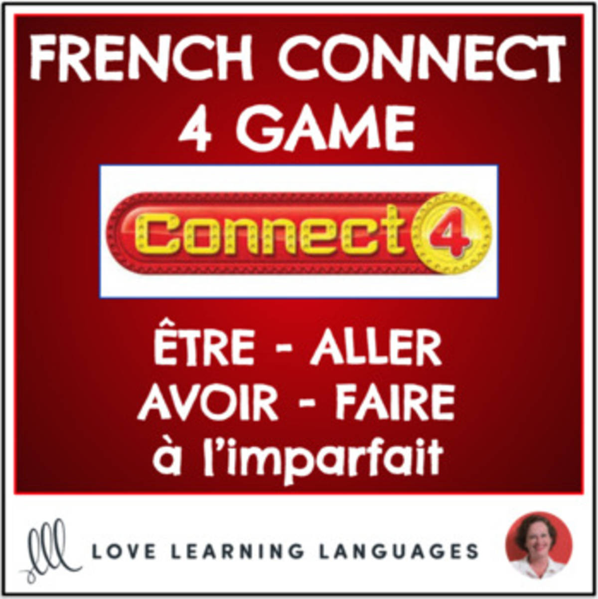 An educational teaching resource from Love Learning Languages entitled French Connect 4 Game - ÊTRE - ALLER - AVOIR - FAIRE - Imperfect Tense downloadable at Teach Simple.