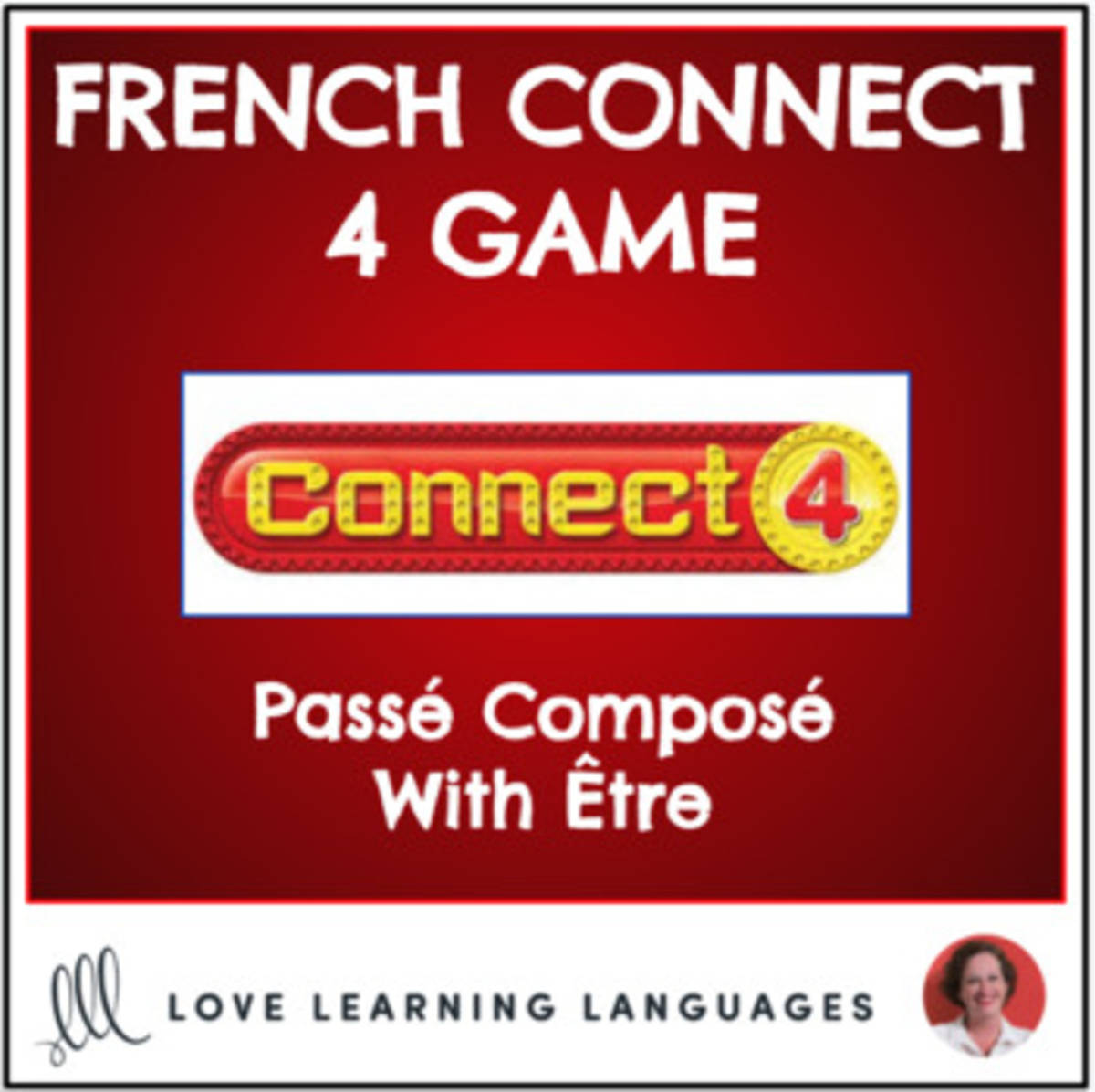 An educational teaching resource from Love Learning Languages entitled French Connect 4 Game - Le Passé Composé avec Être downloadable at Teach Simple.