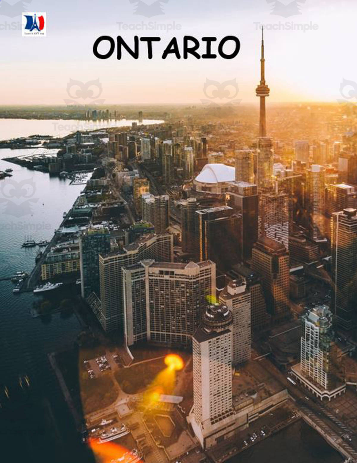 An educational teaching resource from Learn it ANY way entitled French: Ontario downloadable at Teach Simple.
