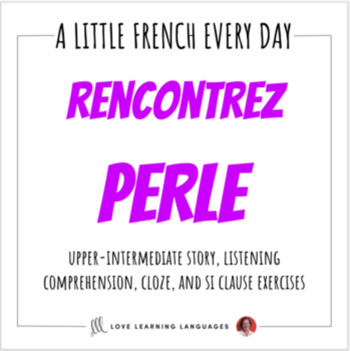 An educational teaching resource from Love Learning Languages entitled French Reading, Writing, Speaking, Listening - PERLE - Distance Learning downloadable at Teach Simple.