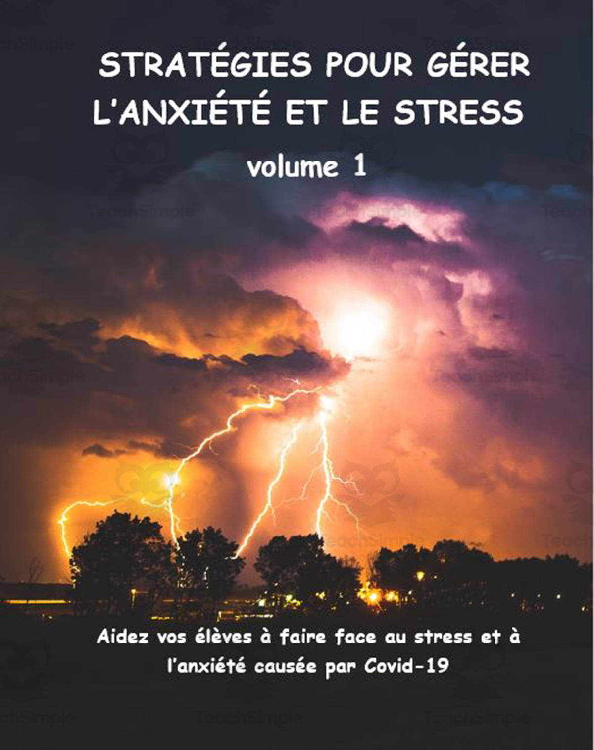 An educational teaching resource from Learn it ANY way entitled French: Stratégies contre le stress et l'anxiété, volume 1 downloadable at Teach Simple.