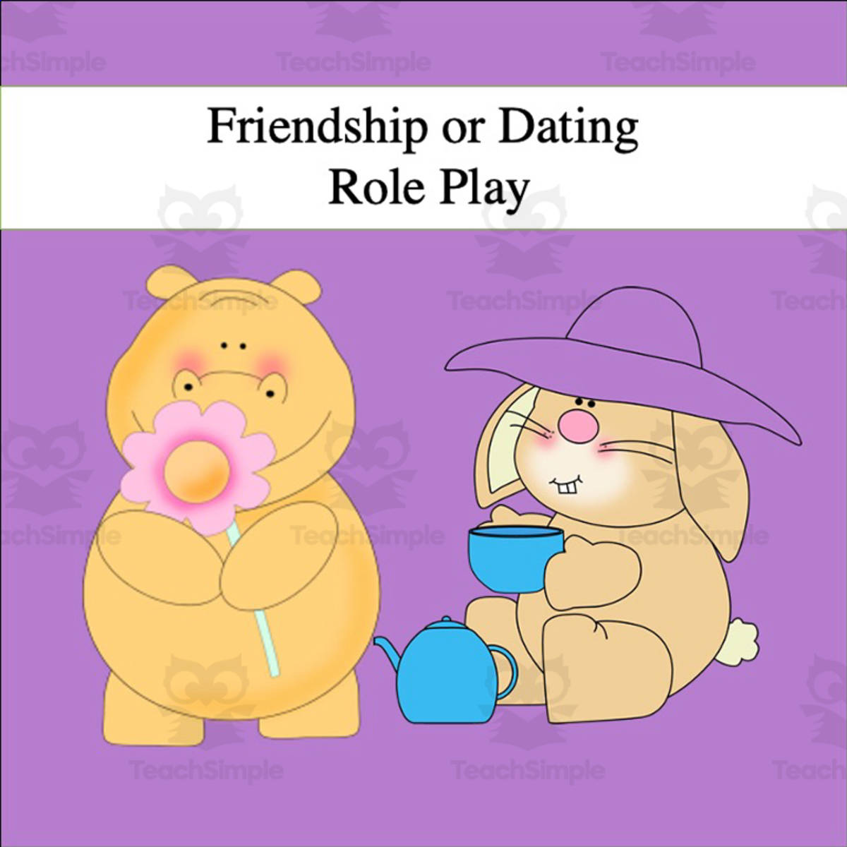 An educational teaching resource from Golden Promise entitled Friendship or Dating Role Play Activity downloadable at Teach Simple.