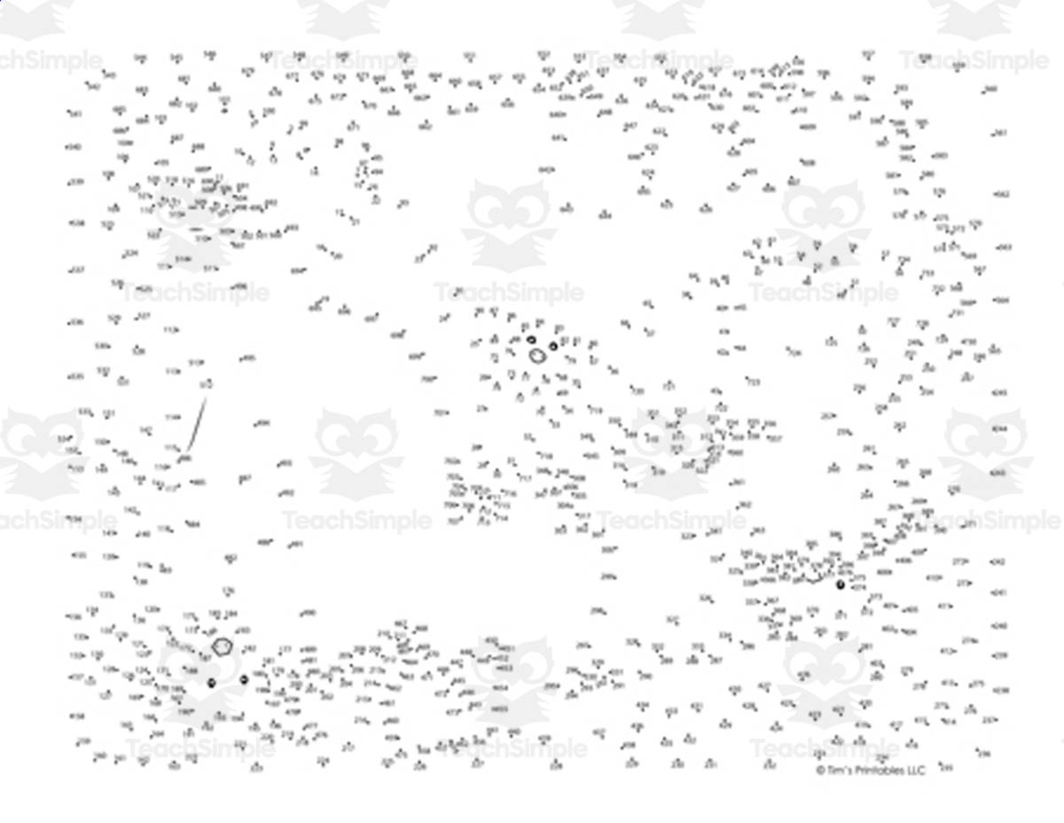 An educational teaching resource from Tim's Printables entitled Fruit Bat Extreme Connect the Dots / Dot-to-Dot PDF downloadable at Teach Simple.