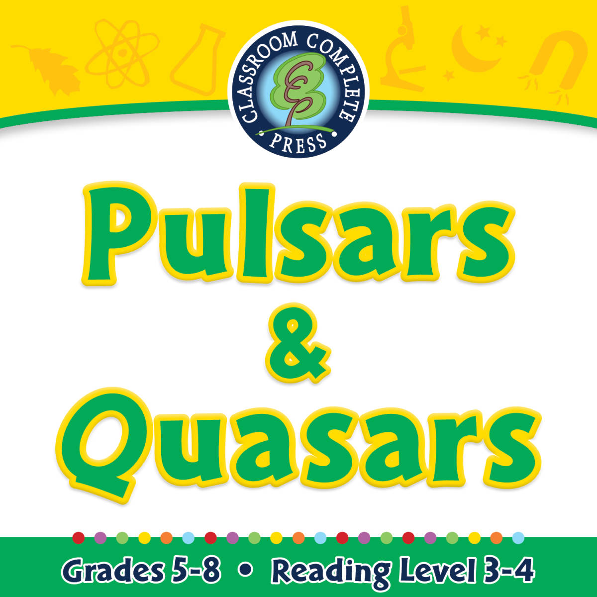 An educational teaching resource from Classroom Complete Press entitled Galaxies & The Universe: Pulsars & Quasars - FLASH-PC downloadable at Teach Simple.
