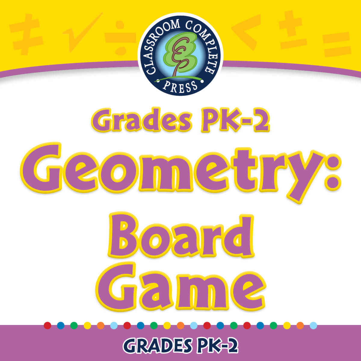 An educational teaching resource from Classroom Complete Press entitled Geometry: Board Game - PC Software downloadable at Teach Simple.
