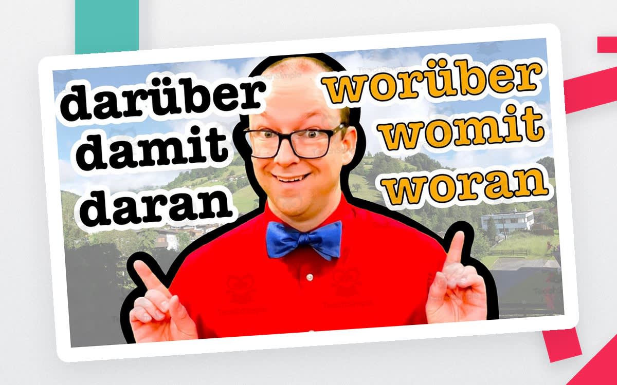 An educational teaching resource from Learn German with Herr Antrim entitled German Da- and Wo-Compounds – Overview & Rules downloadable at Teach Simple.