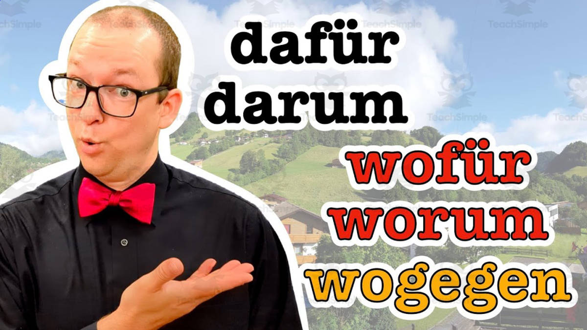 An educational teaching resource from Learn German with Herr Antrim entitled German: Da- & Wo-Compounds with Accusative Prepositions downloadable at Teach Simple.