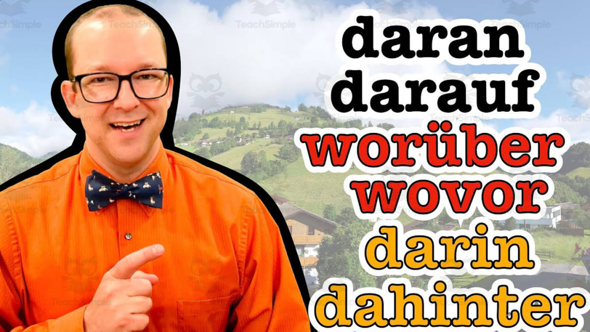 An educational teaching resource from Learn German with Herr Antrim entitled German: Da- & Wo-Compounds with Two-Way Prepositions downloadable at Teach Simple.