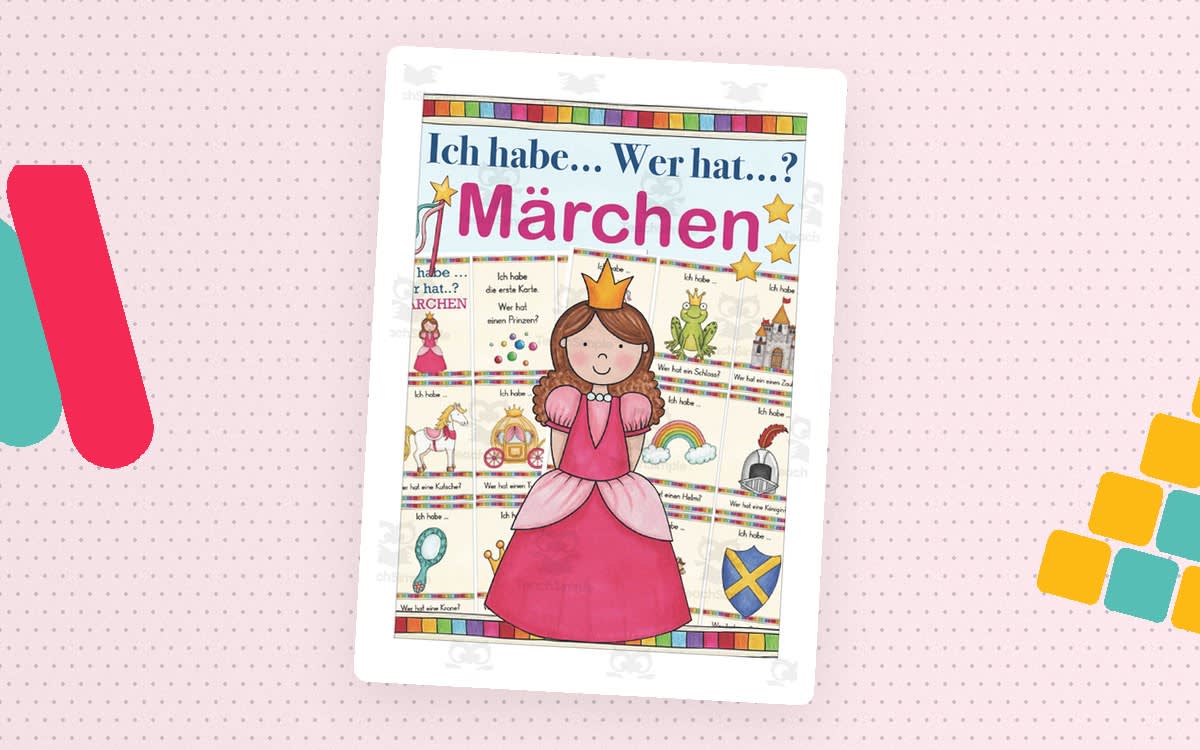 An educational teaching resource from Better Teaching Resources entitled German: I have... Who has? - Fairy Tales downloadable at Teach Simple.