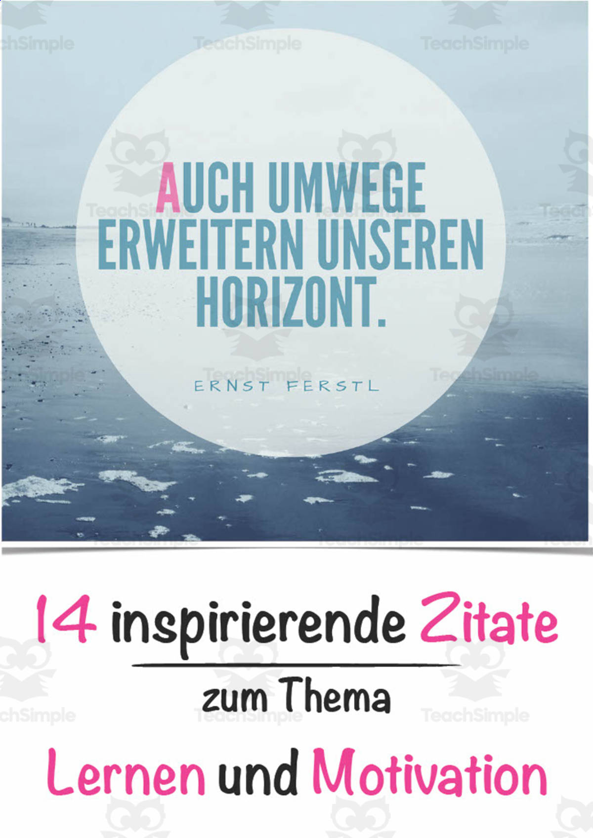 An educational teaching resource from Better Teaching Resources entitled German: Inspirational Quotes & Motivational Posters downloadable at Teach Simple.