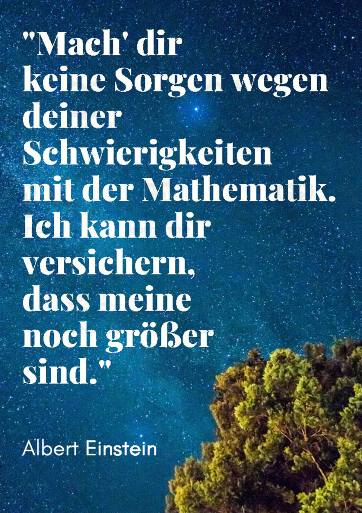 An educational teaching resource from Better Teaching Resources entitled German: Motivational Poster - Albert Einstein Quote | Classroom Decor downloadable at Teach Simple.