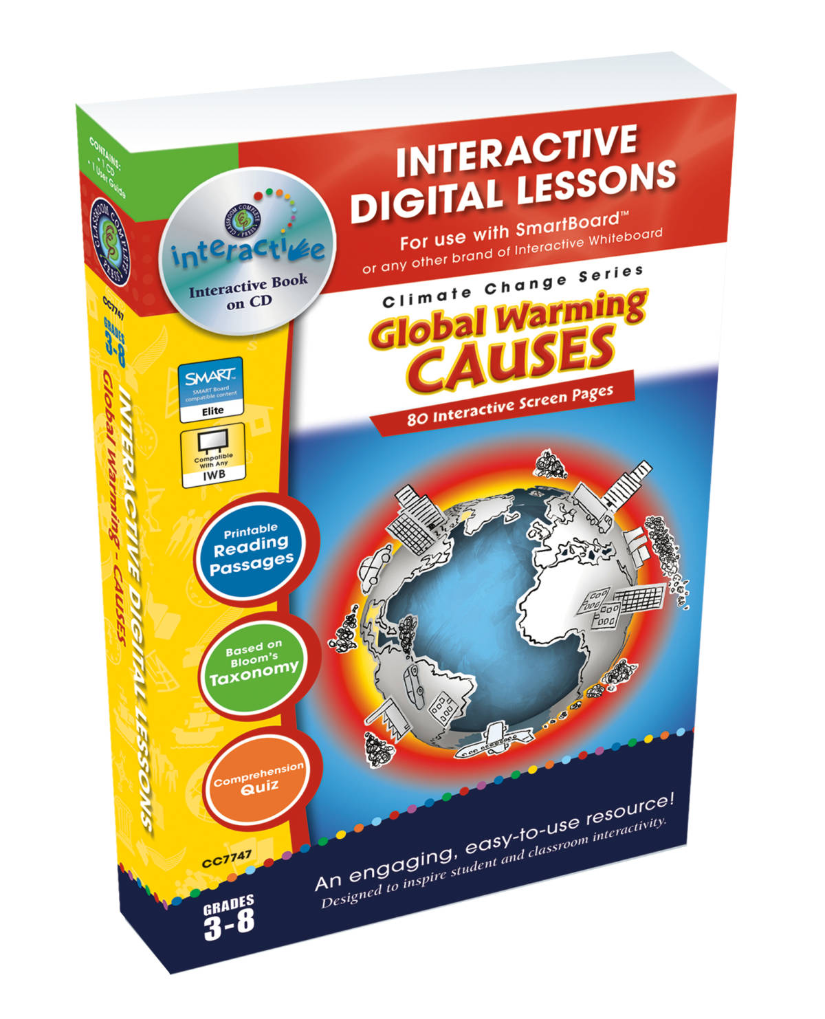 An educational teaching resource from Classroom Complete Press entitled Global Warming: Causes - Digital Lesson Plan Gr. 5-8 | PC Software downloadable at Teach Simple.