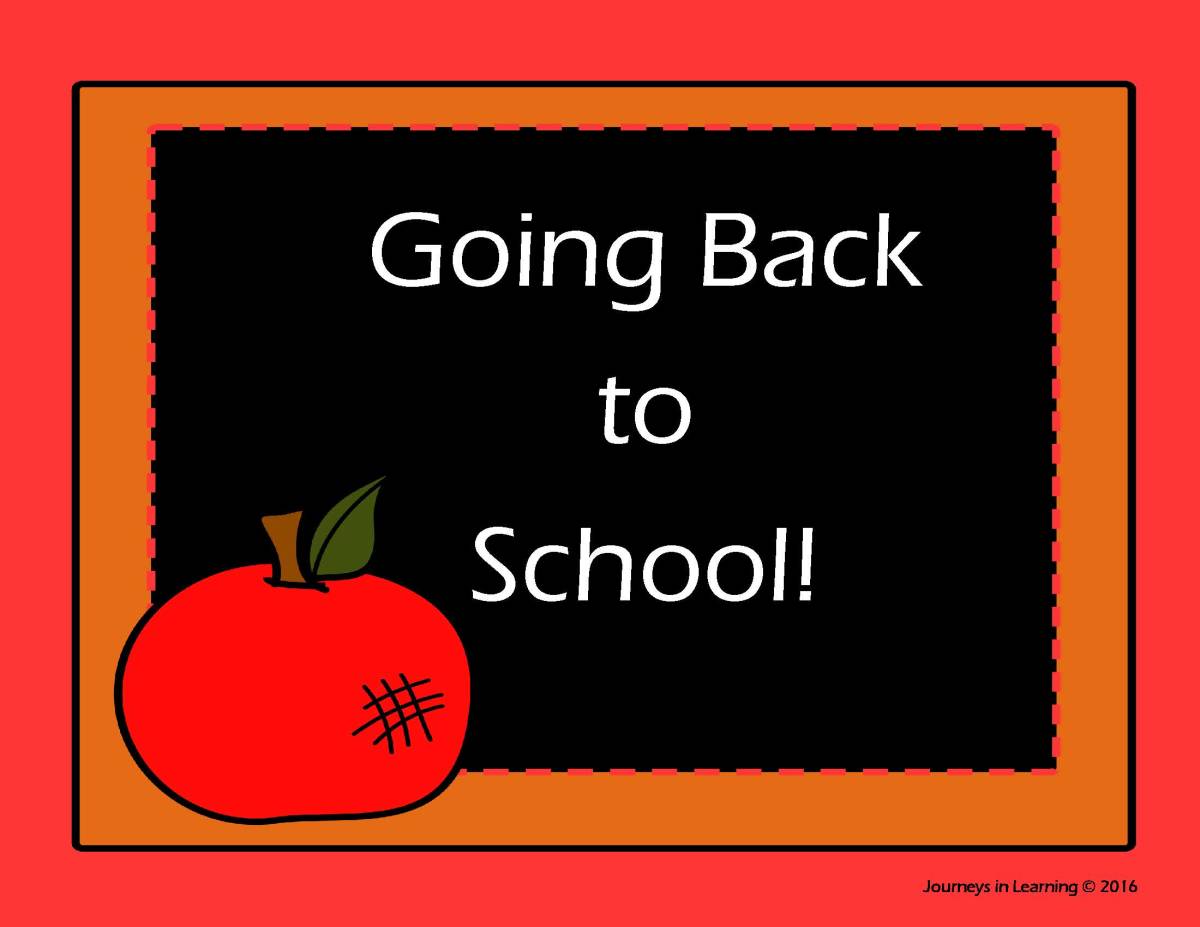 An educational teaching resource from Journeys In Learning entitled Going Back to School! downloadable at Teach Simple.