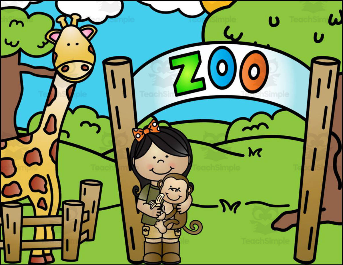 An educational teaching resource from Glitter and Grace entitled Going to the Zoo downloadable at Teach Simple.