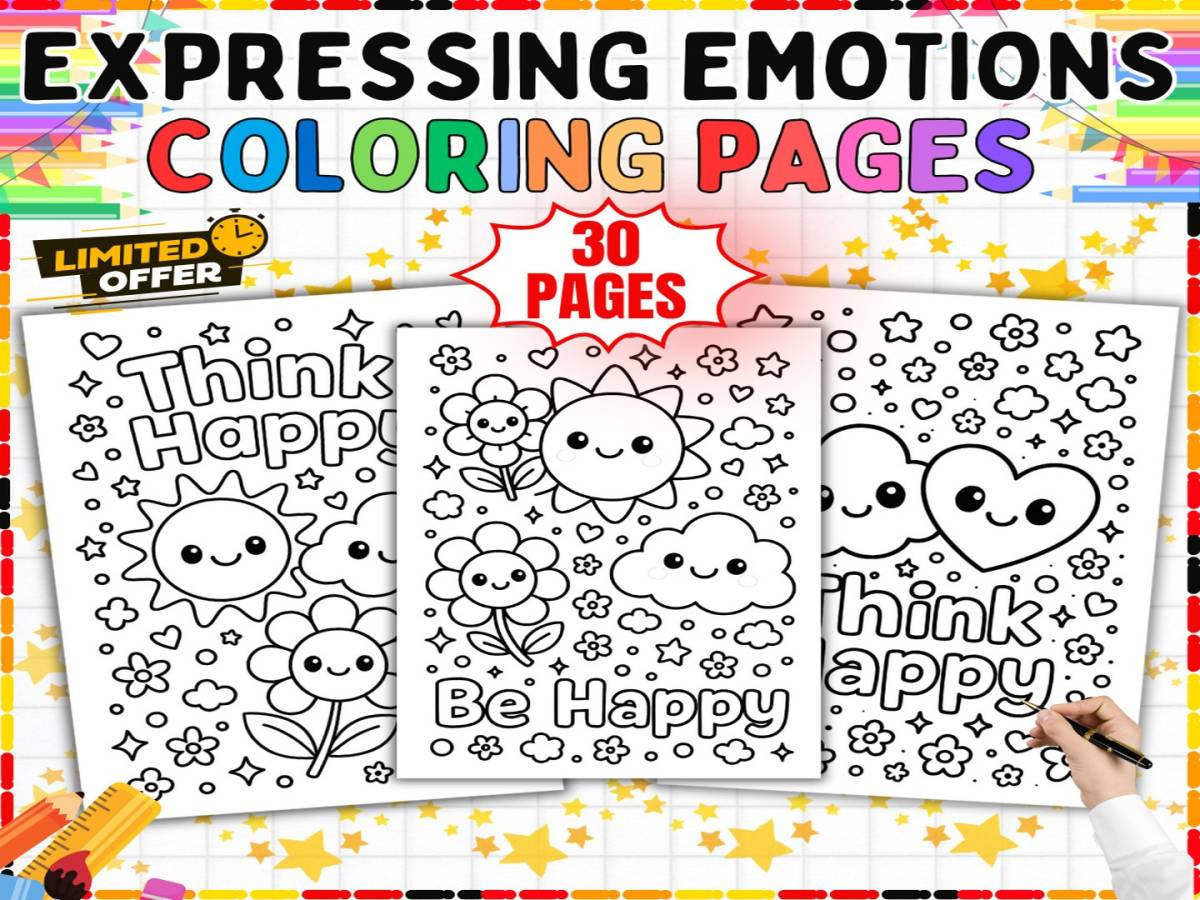 An educational teaching resource from from Tetcher to you entitled Good Manners and Cooperation Coloring Pages - 30 Printable Coloring downloadable at Teach Simple.