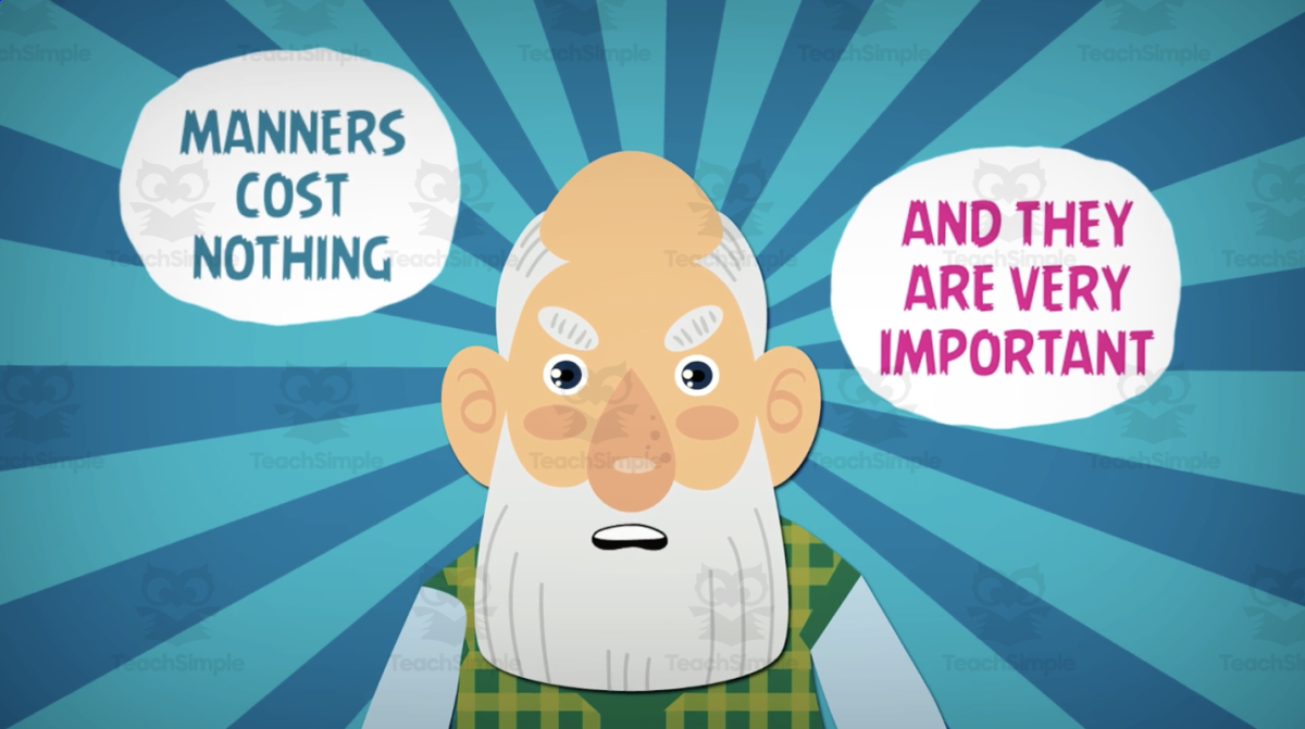 An educational teaching resource from Educational Voice entitled Good Manners | Citizenship Video Lesson downloadable at Teach Simple.