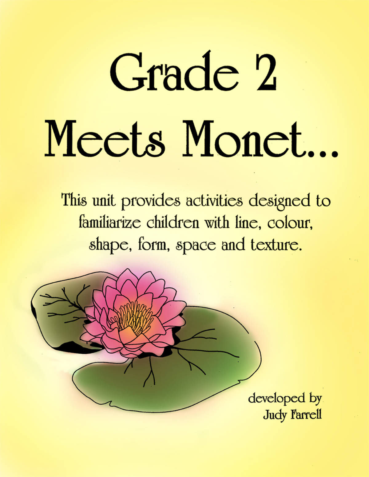 An educational teaching resource from Classroom Complete Press entitled GRADE 2 MEETS MONET Gr. 2 downloadable at Teach Simple.