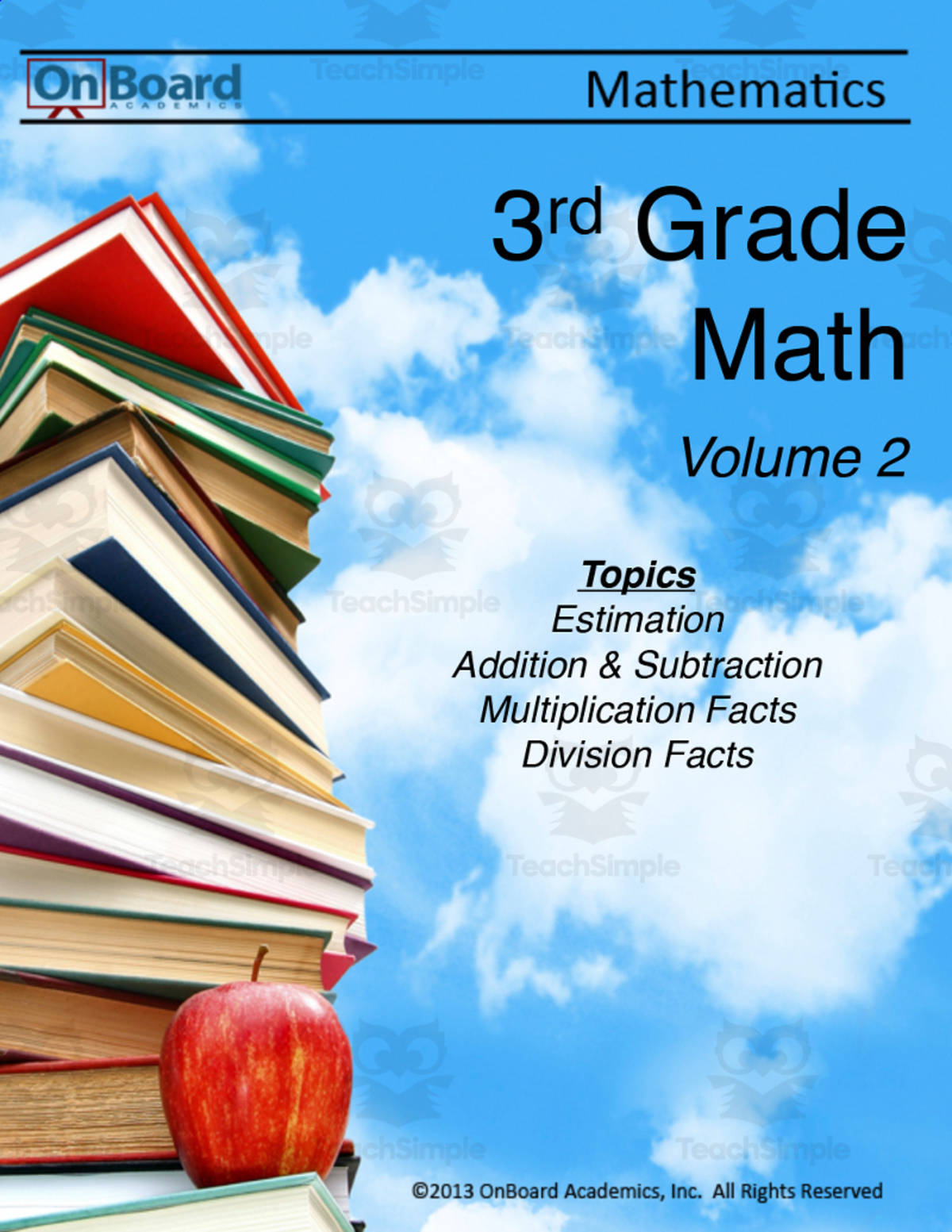 An educational teaching resource from Classroom Complete Press entitled Grade 3 Math Volume 2 downloadable at Teach Simple.