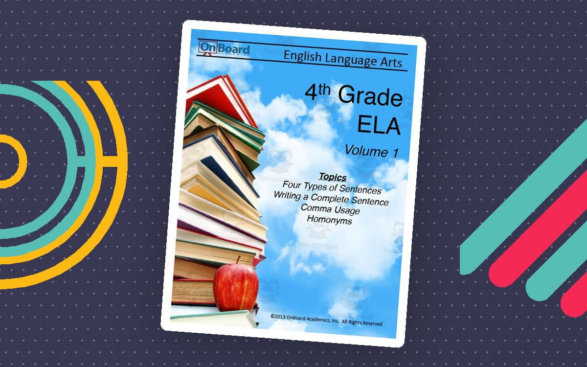 An educational teaching resource from Classroom Complete Press entitled Grade 4 ELA Volume 1 downloadable at Teach Simple.