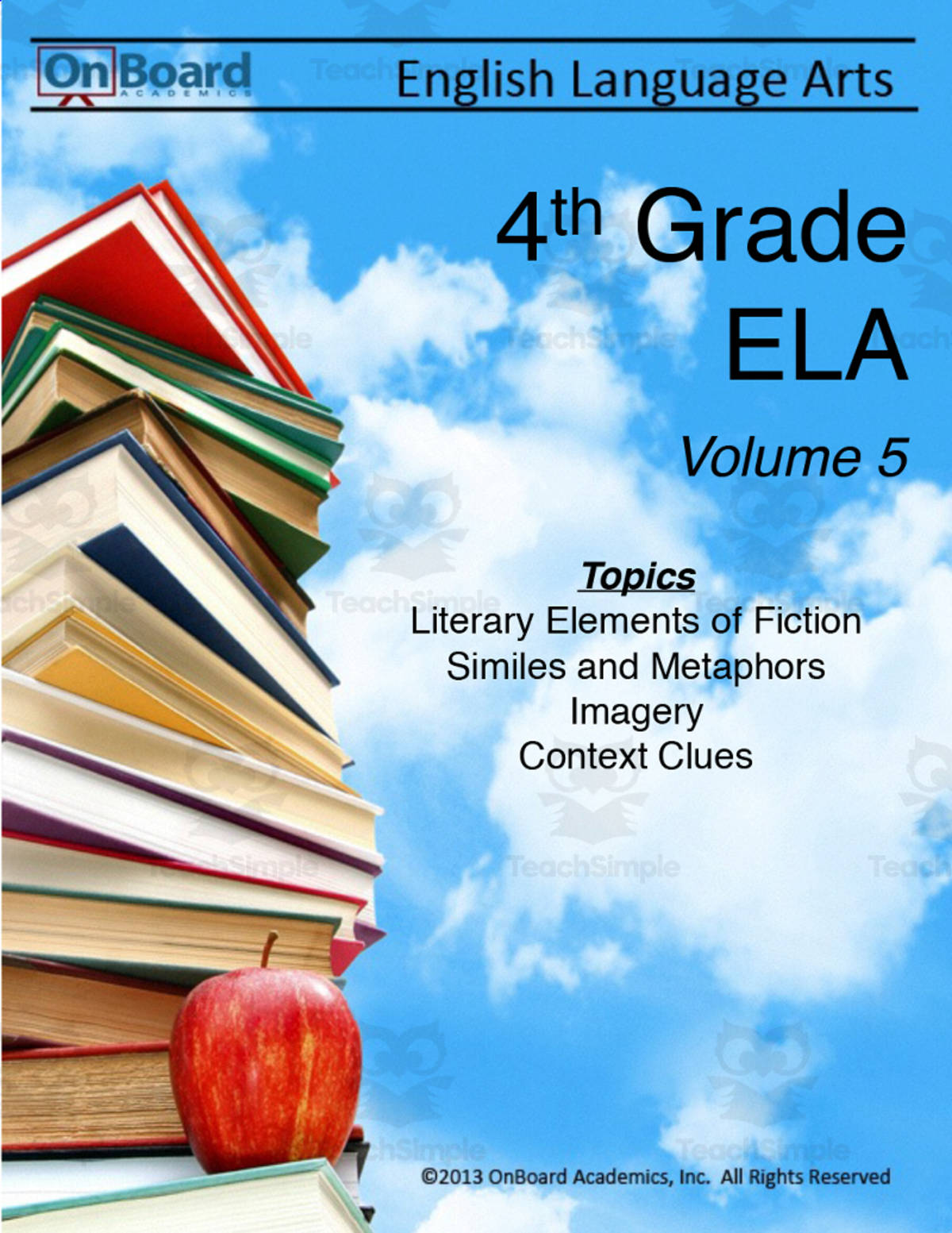 An educational teaching resource from Classroom Complete Press entitled Grade 4 ELA Volume 5 downloadable at Teach Simple.