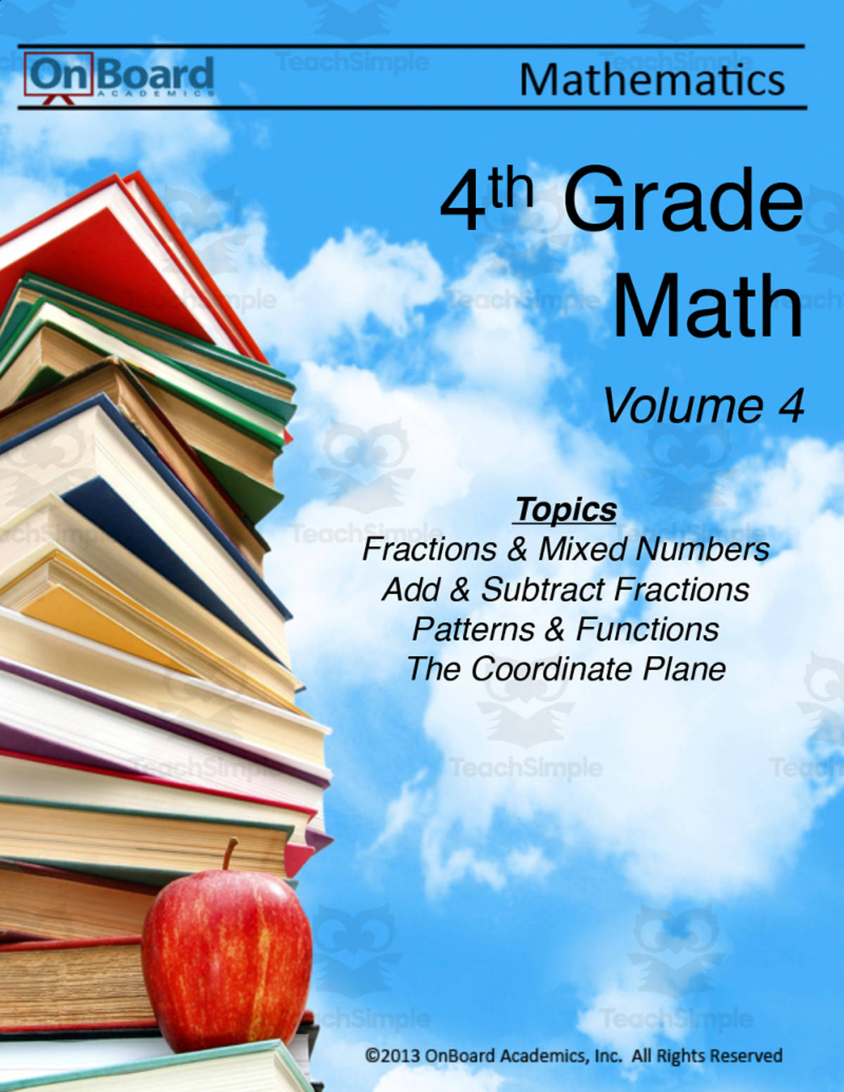 An educational teaching resource from Classroom Complete Press entitled Grade 4 Math Volume 4 downloadable at Teach Simple.