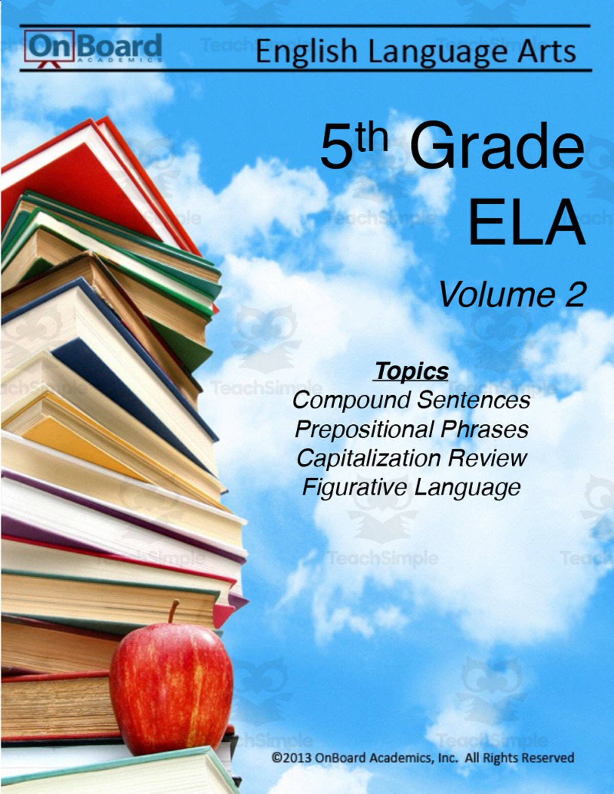 An educational teaching resource from Classroom Complete Press entitled Grade 5 ELA Volume 2 downloadable at Teach Simple.