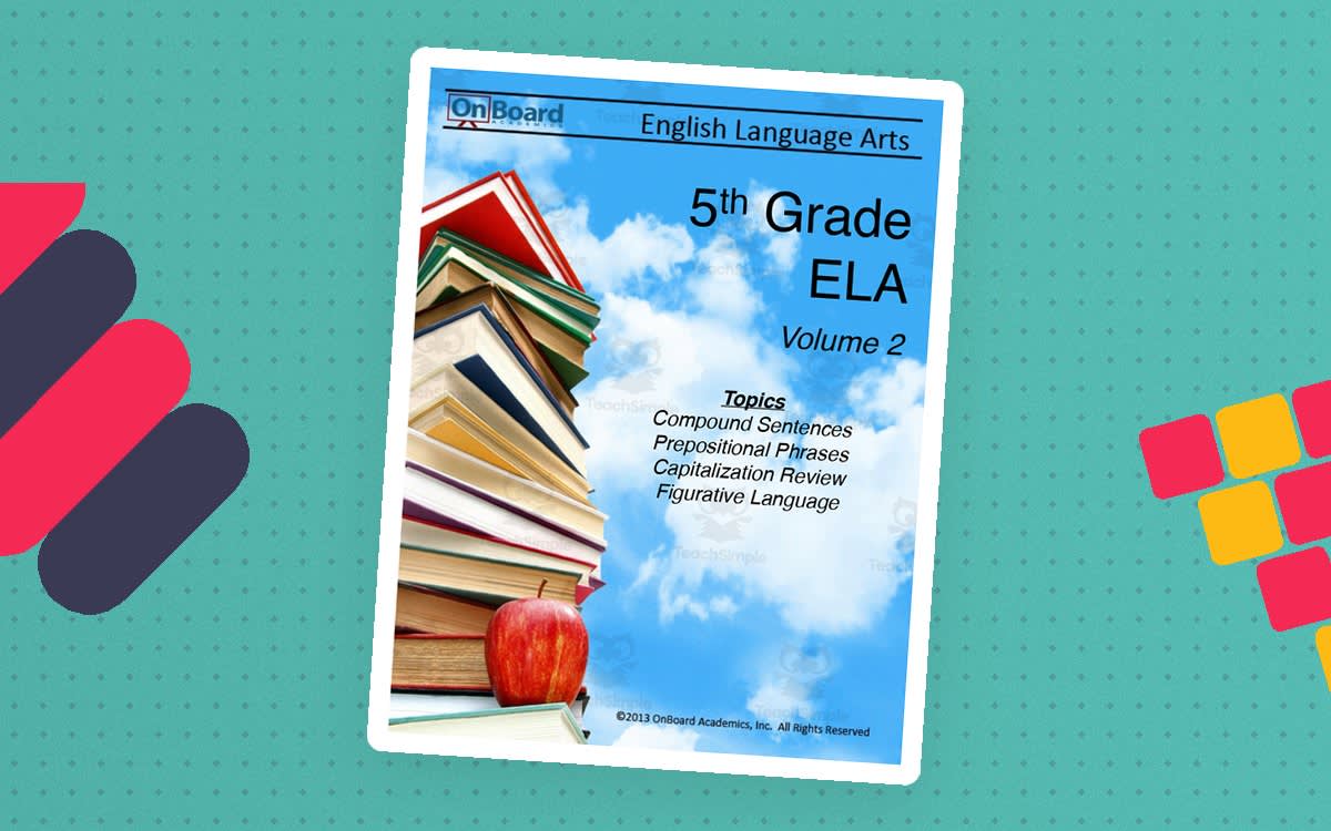 An educational teaching resource from Classroom Complete Press entitled Grade 5 ELA Volume 2 downloadable at Teach Simple.