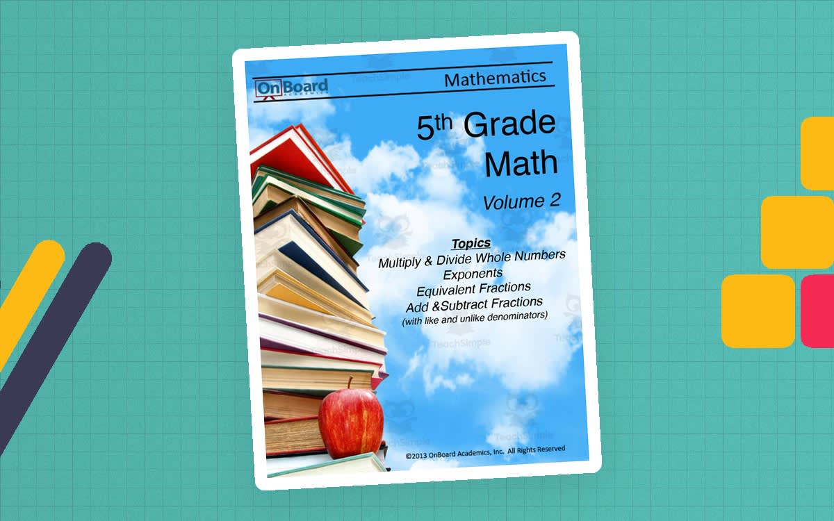An educational teaching resource from Classroom Complete Press entitled Grade 5 Math Volume 2 downloadable at Teach Simple.