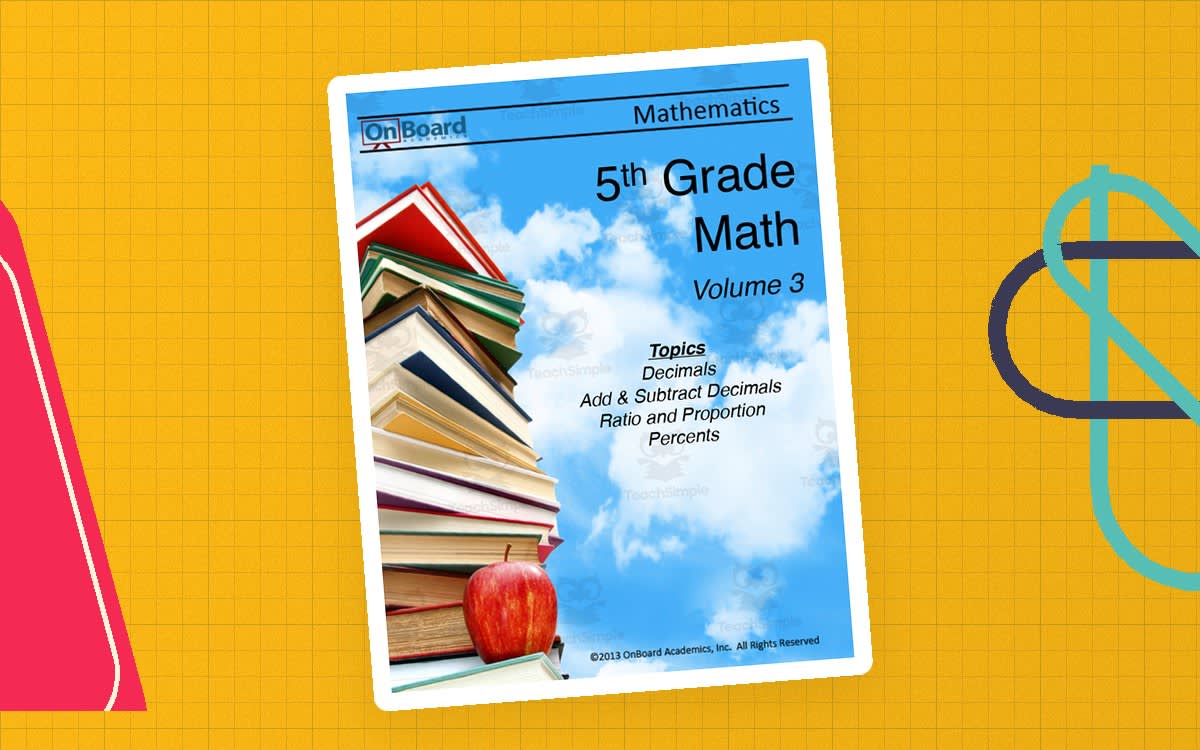 An educational teaching resource from Classroom Complete Press entitled Grade 5 Math Volume 3 downloadable at Teach Simple.