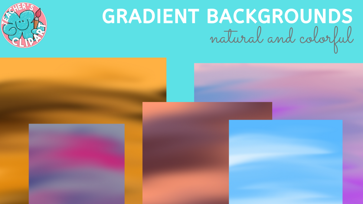 An educational teaching resource from Teacher's Clipart entitled Gradient Backgrounds Colorful and Natural Sky downloadable at Teach Simple.
