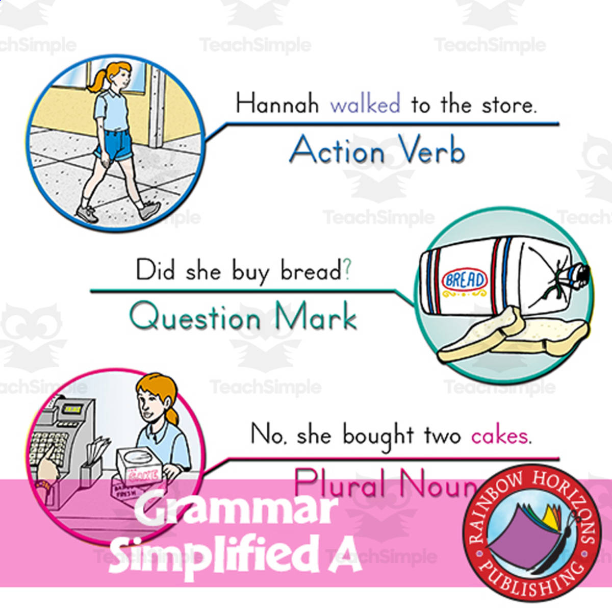 An educational teaching resource from Classroom Complete Press entitled Grammar Simplified A - Guided Practice downloadable at Teach Simple.
