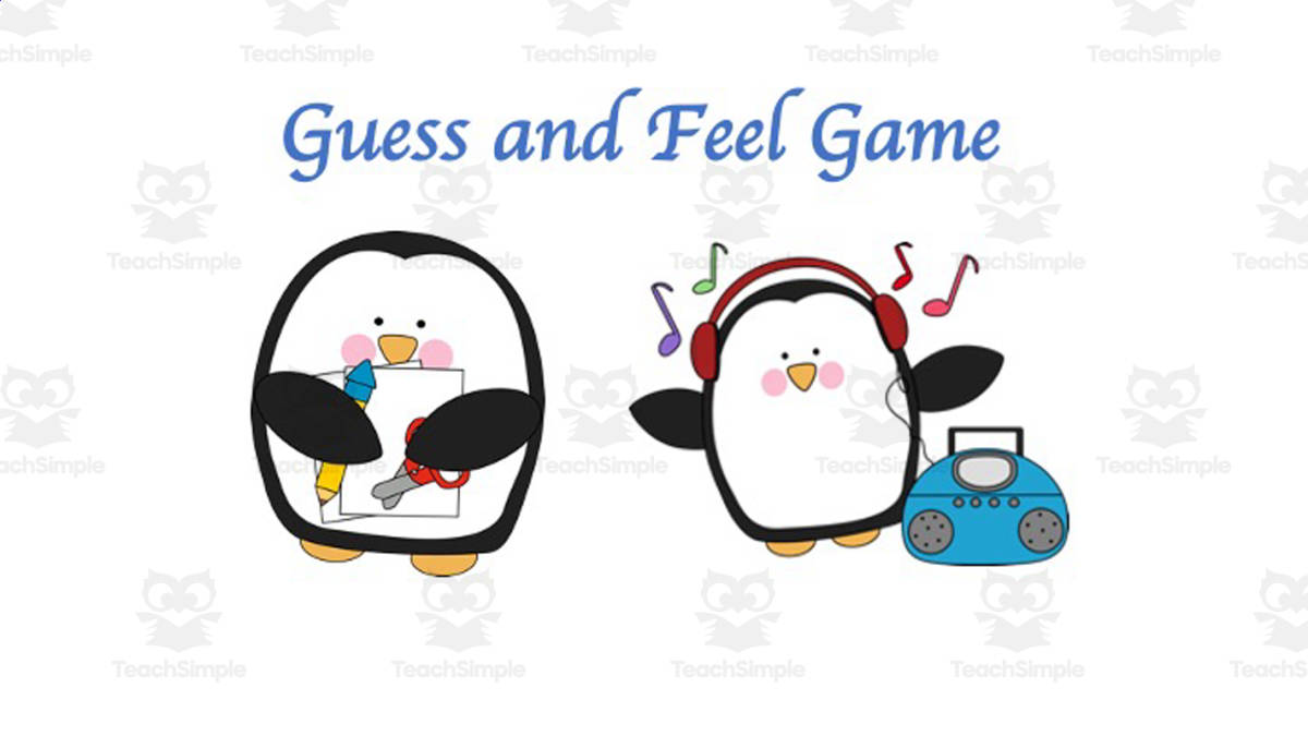 An educational teaching resource from Golden Promise entitled Guess and Feel Game downloadable at Teach Simple.