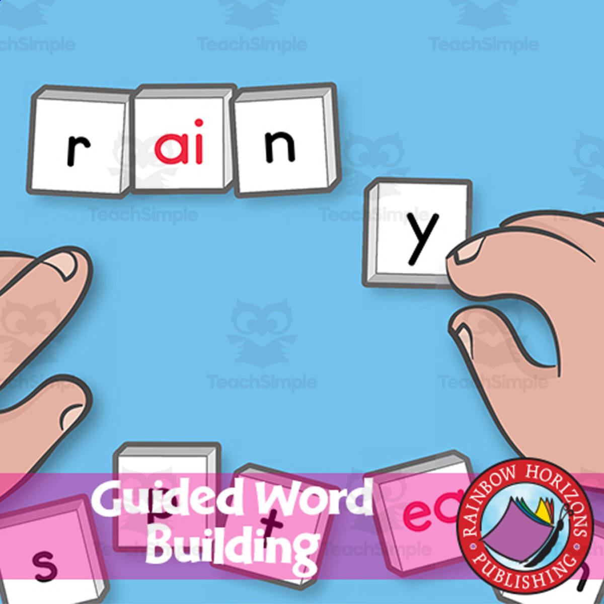An educational teaching resource from Classroom Complete Press entitled Guided Word Building - Systematic, Sequential Phonics Lessons downloadable at Teach Simple.
