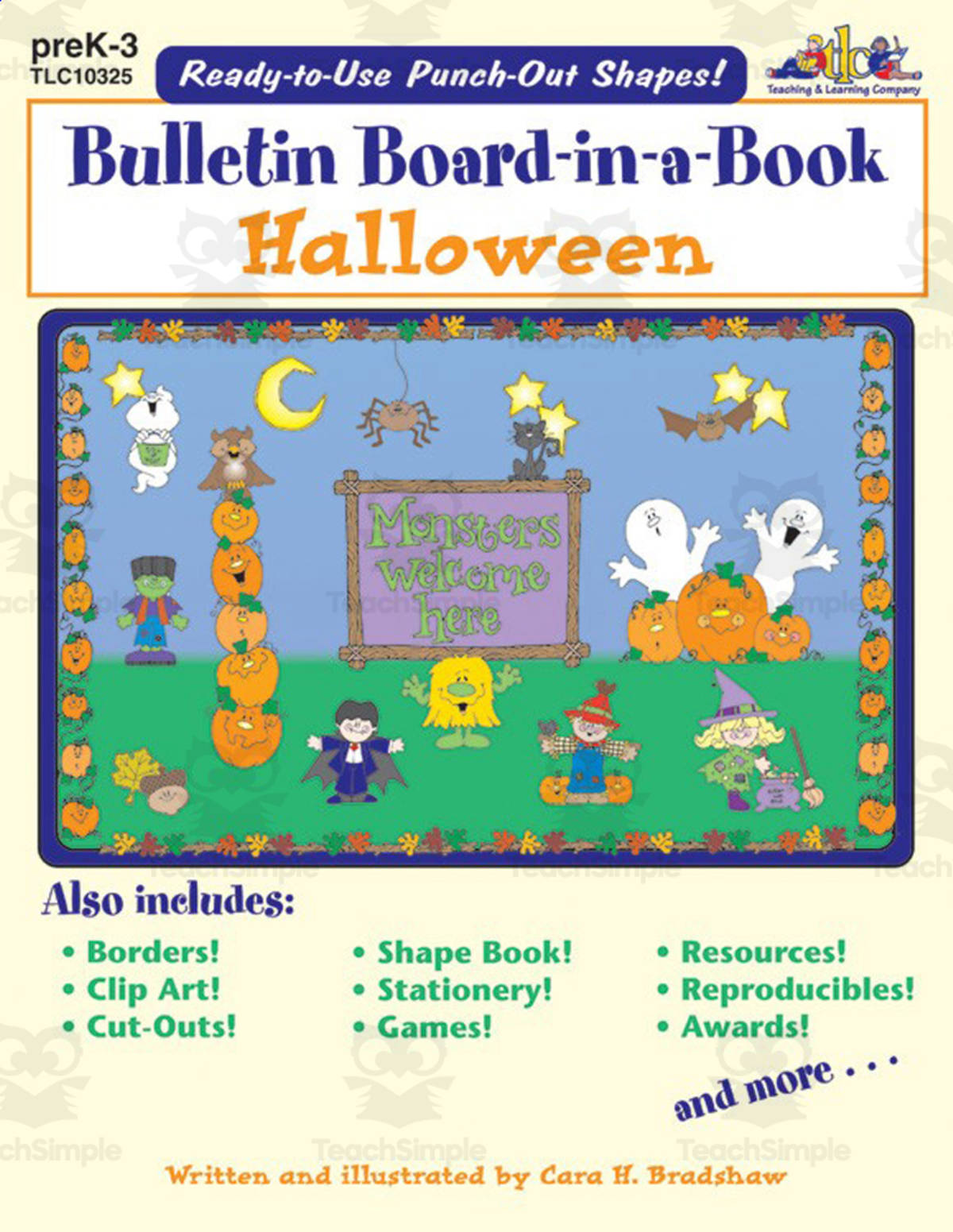 An educational teaching resource from Classroom Complete Press entitled Halloween: Bulletin Board-in-a-Book downloadable at Teach Simple.