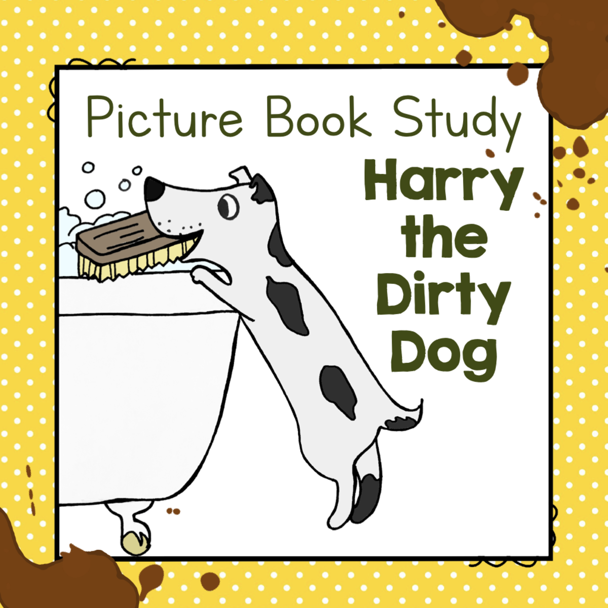 An educational teaching resource from Simply Schoolgirl entitled Harry the Dirty Dog – Picture Book Study Set downloadable at Teach Simple.