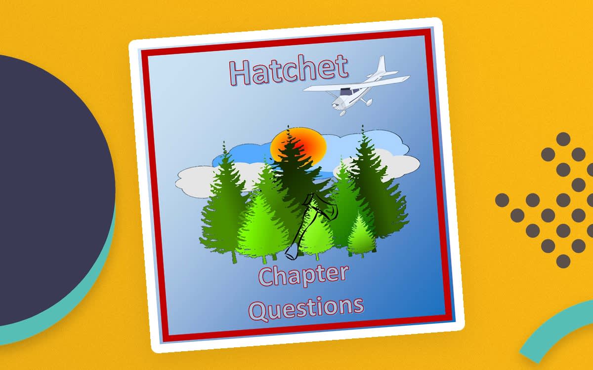 An educational teaching resource from Journeys In Learning entitled Hatchet Discussion Questions by Chapter downloadable at Teach Simple.