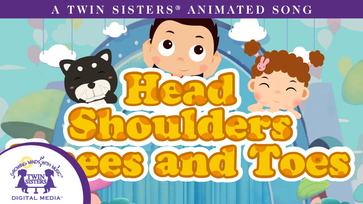 An educational teaching resource from Twin Sisters Digital Media entitled Head, Shoulders, Knees And Toes Animated Song downloadable at Teach Simple.