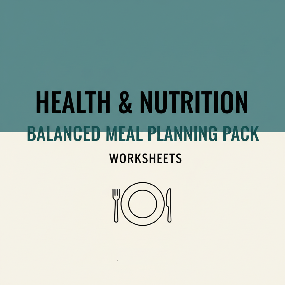 An educational teaching resource from Creative Book Store entitled Health & Nutrition – Balanced Meal Planning Pack downloadable at Teach Simple.