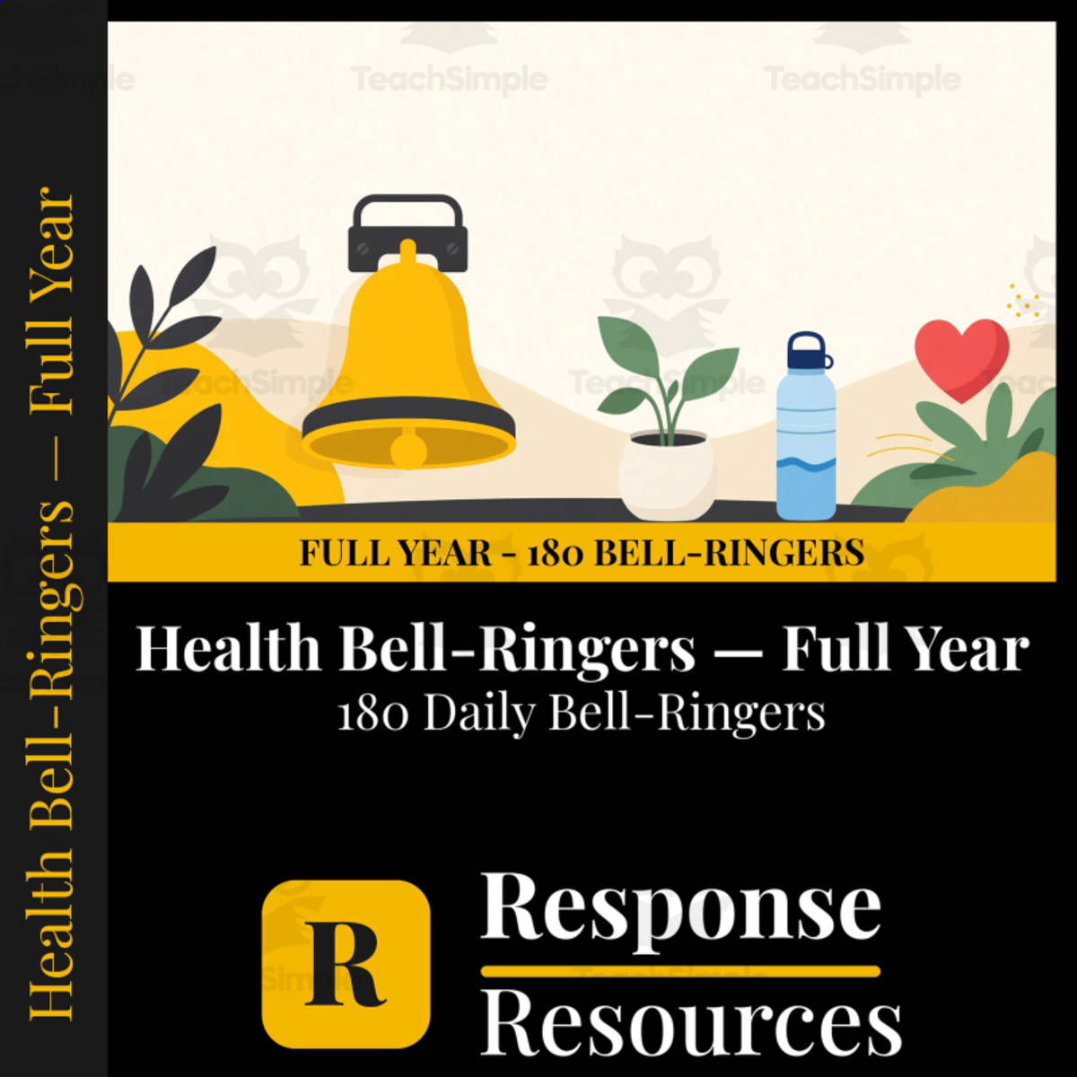 Health Bell Ringers FULL YEAR - 180 Daily Warm-Ups (Grades 6-12) preview