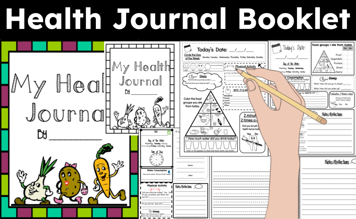 An educational teaching resource from CraftEdPrints entitled Health Journal downloadable at Teach Simple.
