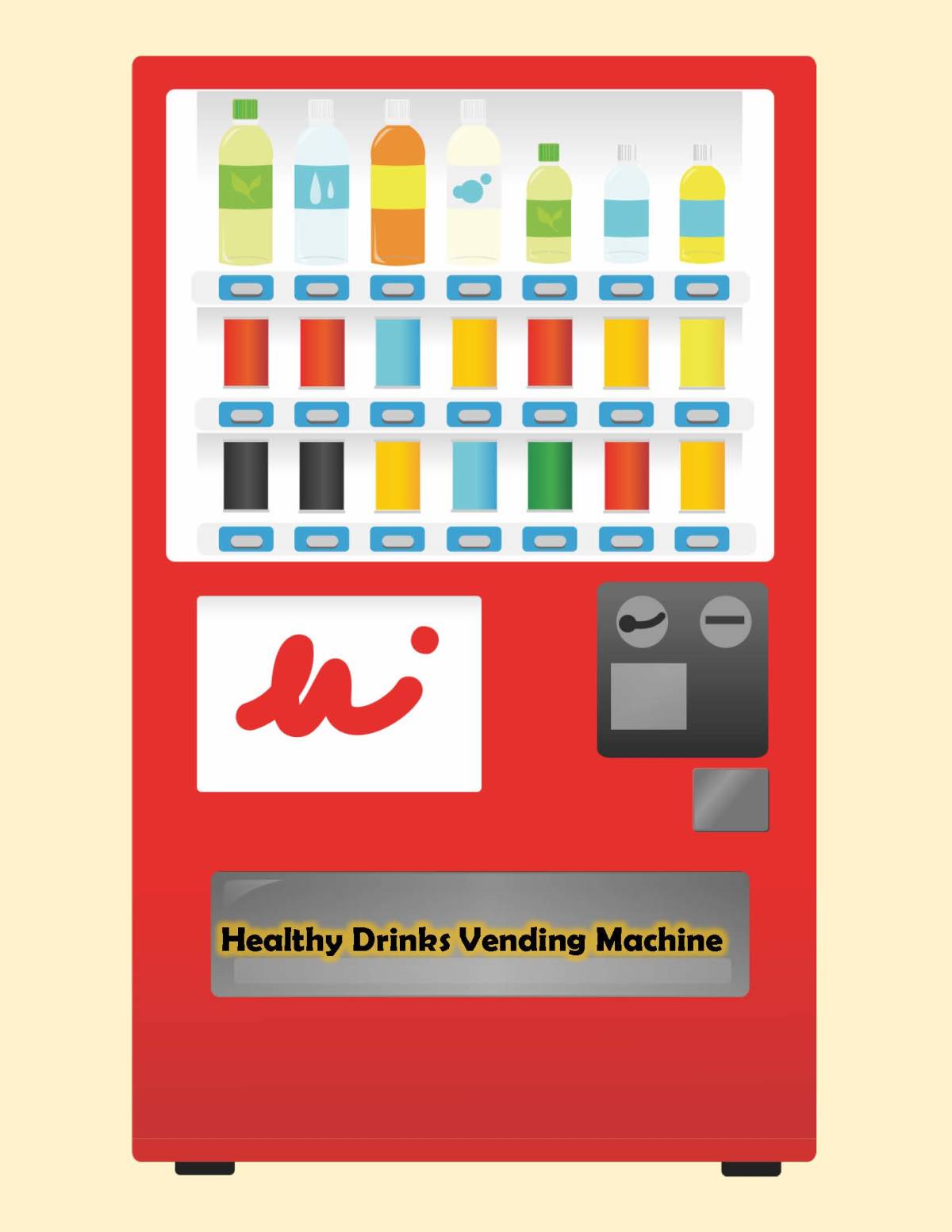 An educational teaching resource from Journeys In Learning entitled Healthy Drinks Vending Machine downloadable at Teach Simple.