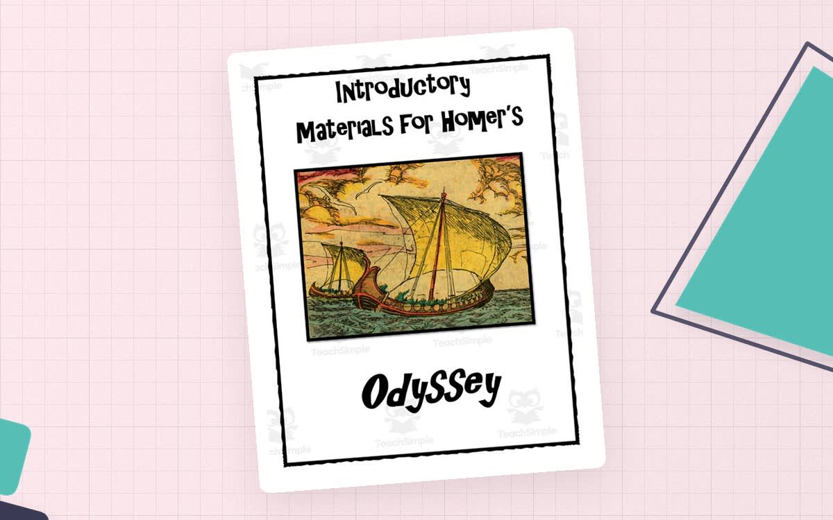 An educational teaching resource from Time Thrifty Teacher entitled Homer's Odyssey WebQuest & Anticipation Guide downloadable at Teach Simple.