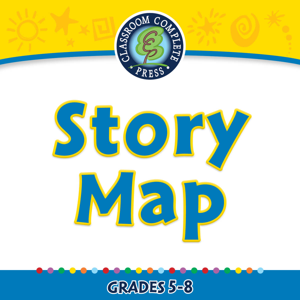 An educational teaching resource from Classroom Complete Press entitled How to Write a Book Report: Story Map - FLASH-MAC downloadable at Teach Simple.