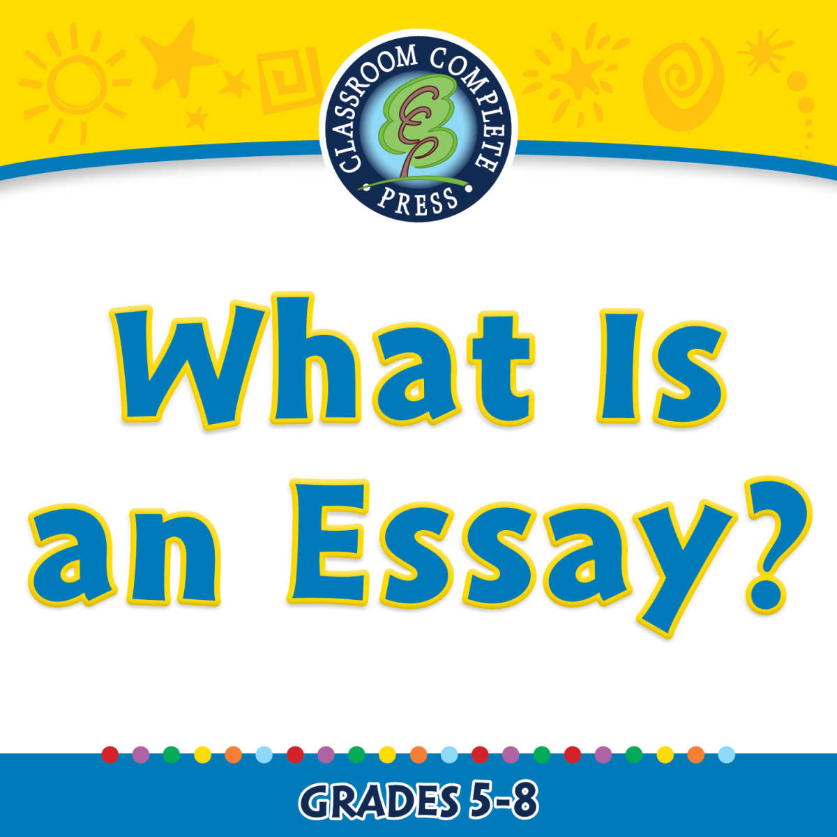 An educational teaching resource from Classroom Complete Press entitled How to Write An Essay: What Is an Essay? - FLASH-PC downloadable at Teach Simple.