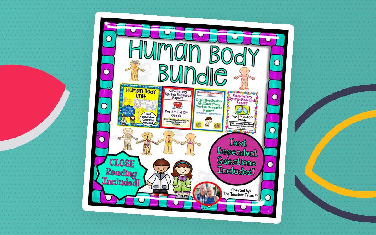 An educational teaching resource from The Teacher Team entitled Human Body Systems Unit downloadable at Teach Simple.