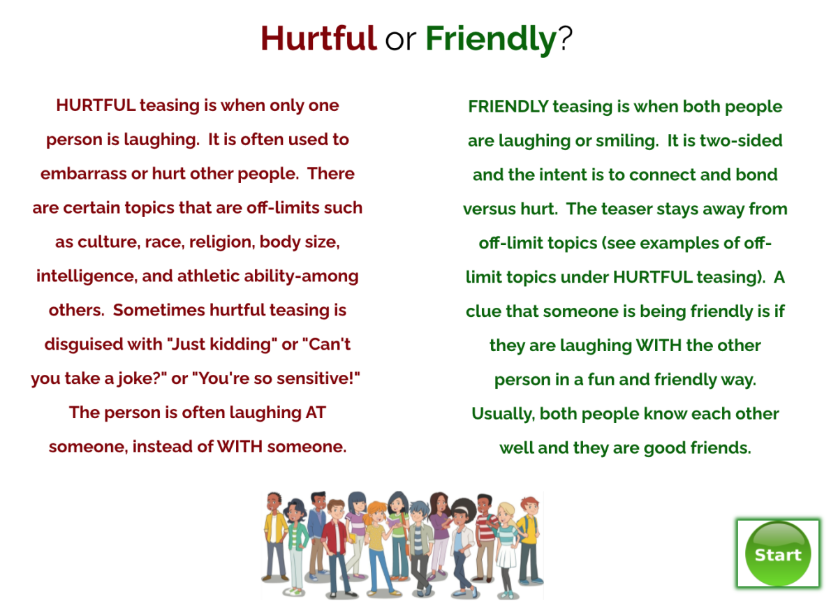 An educational teaching resource from Jennifer Moyer Taylor entitled Friendly Versus Hurtful Teasing Boom Cards, Reflection Sheet and Teasing Strategy Wheel downloadable at Teach Simple.